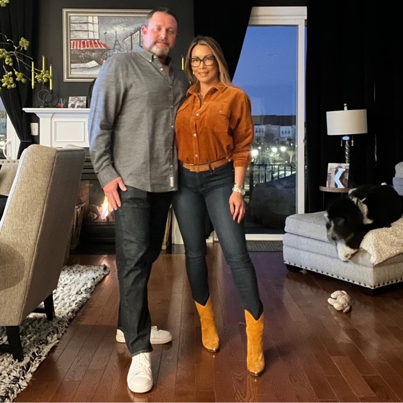 JOIE WESTERN GARNER BOOTS IN MUSTARD - Picture 5 of 16